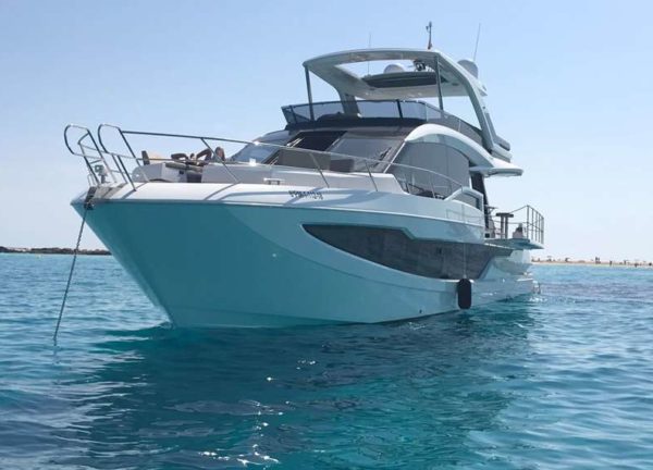 motor yacht galeon 640 fly charter mallorca