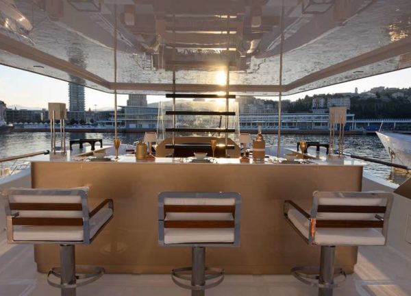 motor yacht goldfinger 58 ibiza charter upperdeck