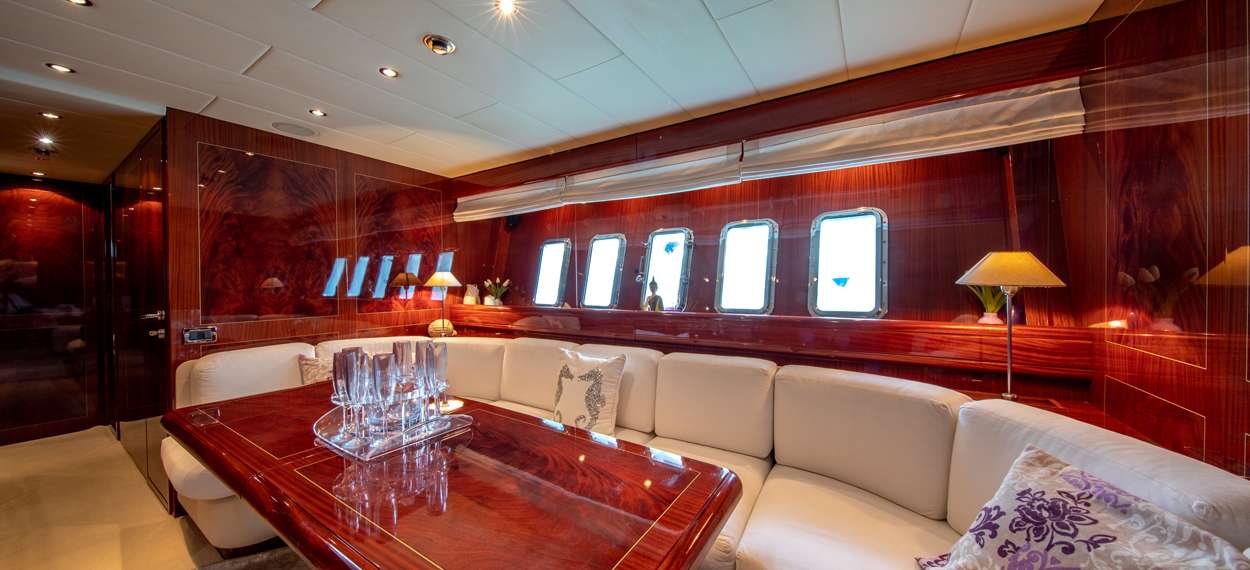 Lounge Motoryacht mangusta 72 thats amore