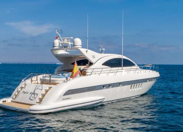 motor yacht mangusta 72 thats amore mallorca