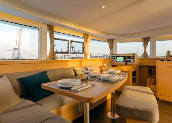 lounge catamaran lagoon 42 charter mallorca