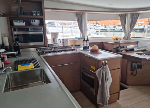 kitchen catamaran lagoon 46 mallorca