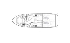 Yachtlayout Sunseeker Portofino 53 „Pavito“