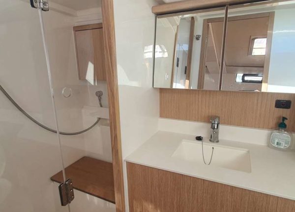 bathroom sailing yacht bavaria c45 style mallorca