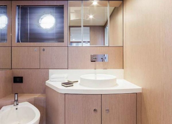 bathroom motor yacht riva virtus 63 headquarters