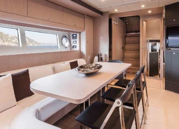 lounge motor yacht riva virtus 63 headquarters