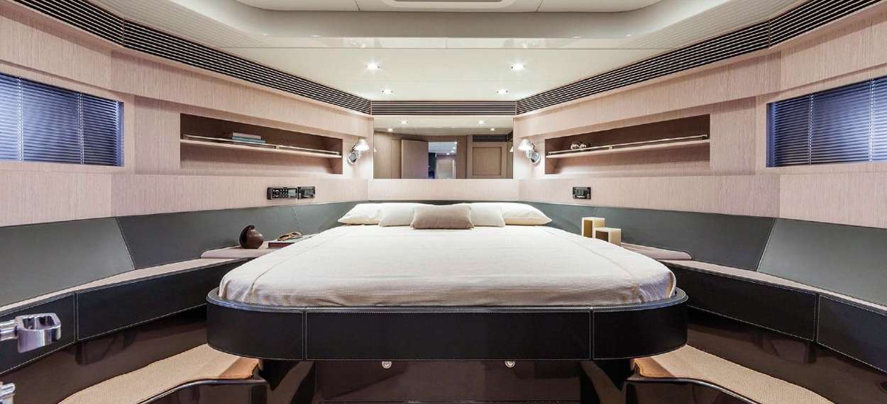 vip cabin motor yacht riva virtus 63 headquarters