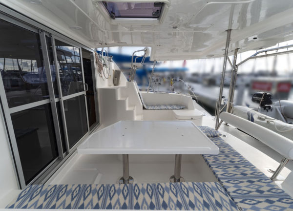 catamaran leopard 444 mallorca upperdeck