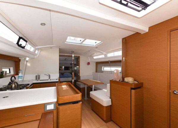 kitchen sailing yacht sun odyssey 440 rebelezza