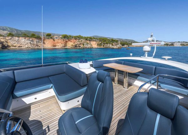 upperdeck motor yacht charter princess s60 aquavista