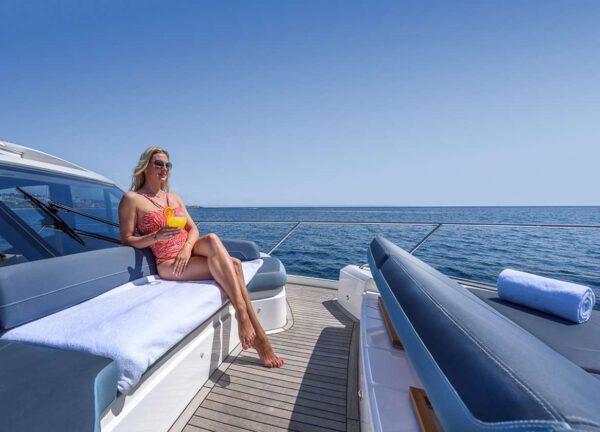 upperdeck motor yacht charter princess s60 aquavista mallorca