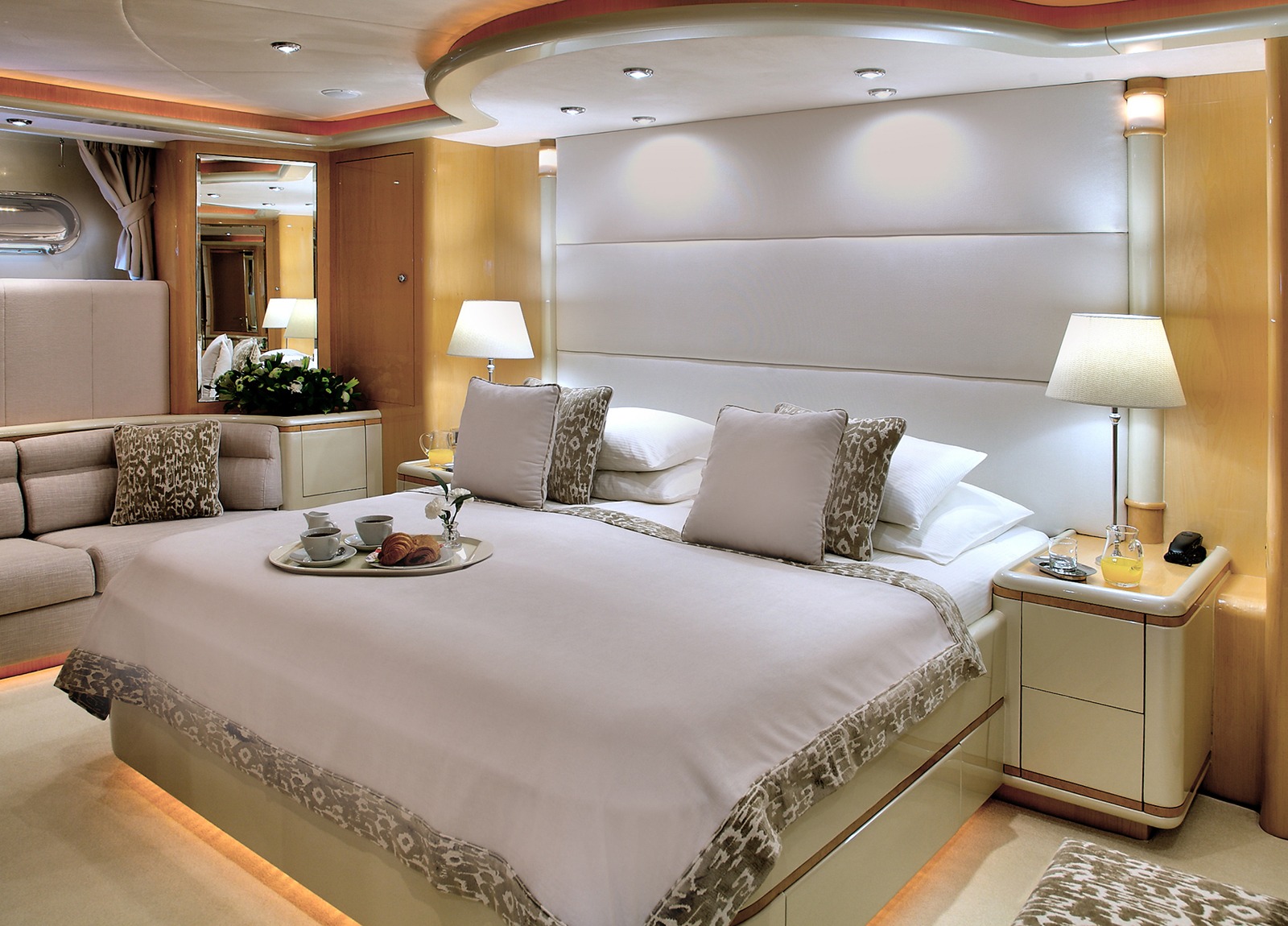 vip cabin luxury yacht elegance 105 balearic islands