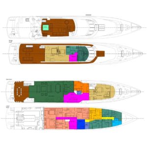 Yachtlayout O’Leanna 145ft