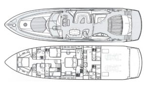 Yachtlayout Sunseeker Predator 82 “HOOLIGAN”