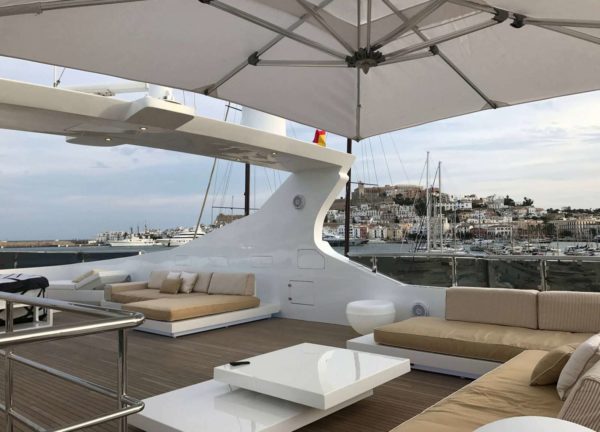 upperdeck seating luxury yacht villa sul mare 44m western mediterranean