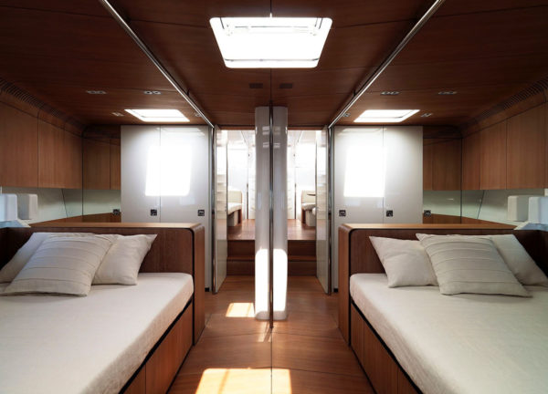 two bed cabin luxury yacht swan 82