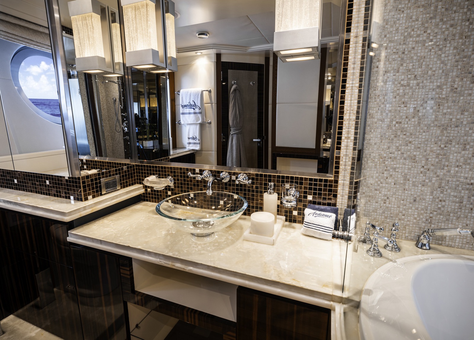 bathroom luxury yacht andiamo