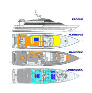 Yachtlayout Heesen 28m “Heartbeat of Life”