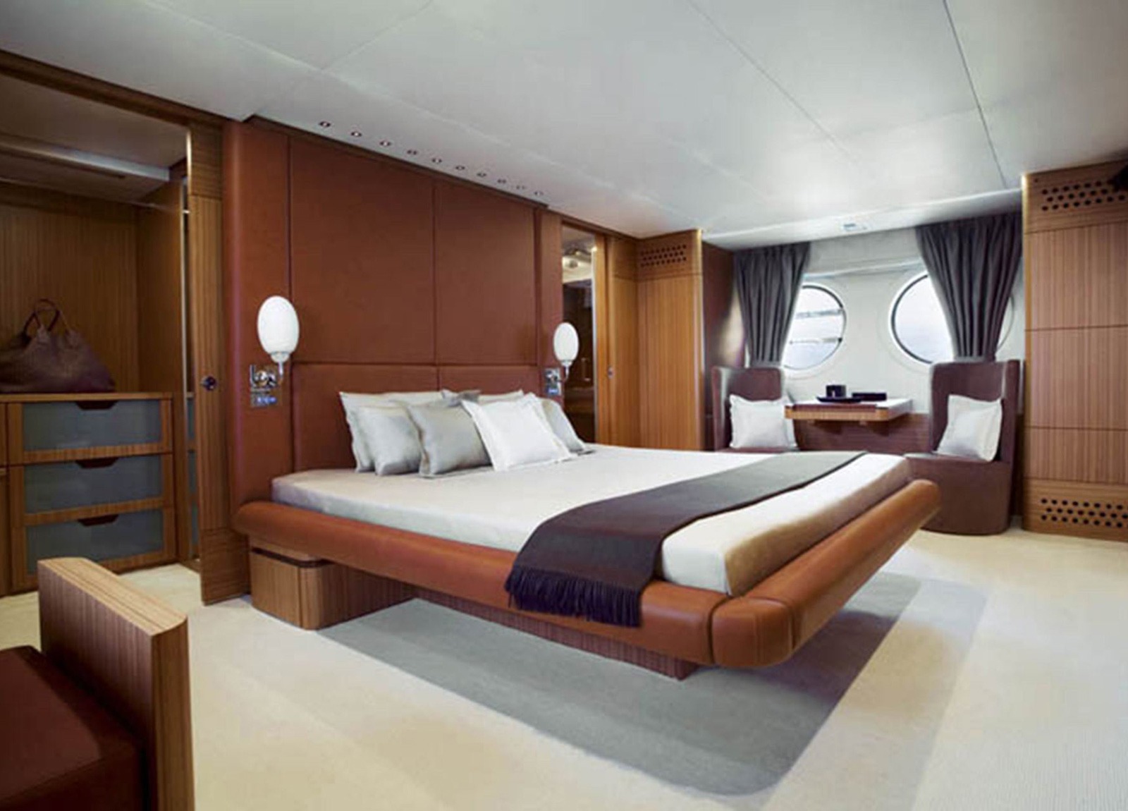 master cabin luxury yacht aicon yachts 27m spain