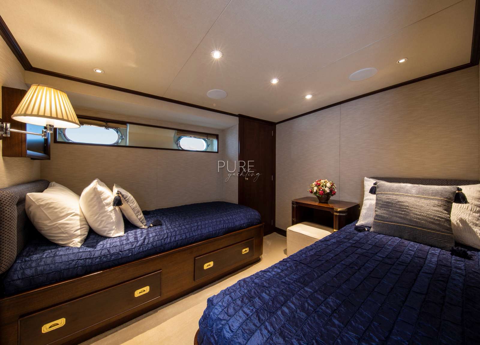 twin cabin luxury yacht benetti odyssey iii balearic islands