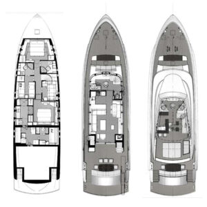 Yachtlayout Vanquish 82 “Sea Story”