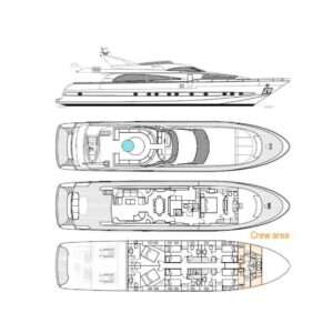 Yachtlayout Astondoa 90 GLX “B3”