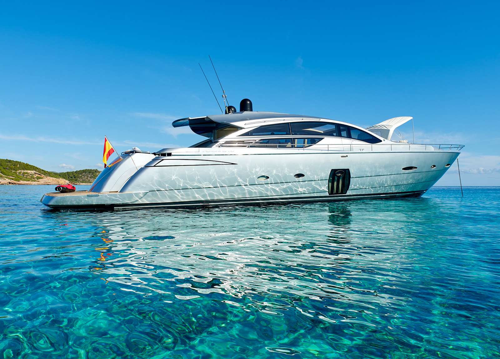 Luxury Yacht pershing 80 halley balearic islands Charter