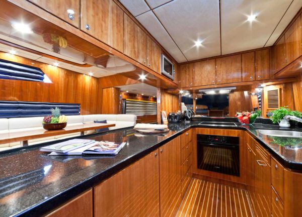 kitchen luxury yacht monte fino 78 samaric balearic islands