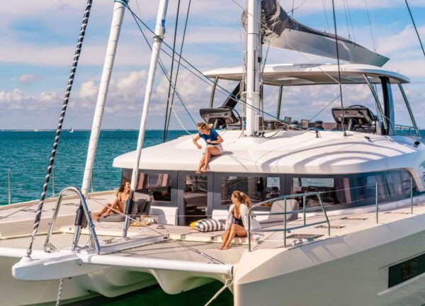 rear luxury catamaran lagoon sixty 5 kingfisher