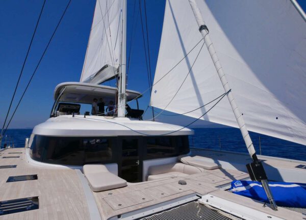 upperdeck luxury catamaran lagoon sixty 5 kingfisher balearic islands