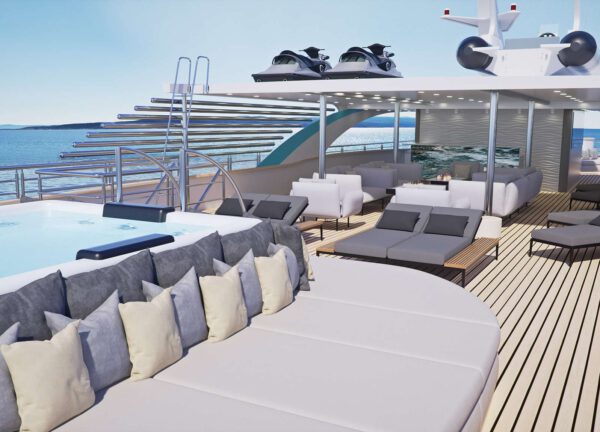 upperdeck seating luxury yacht freedom croatia charter