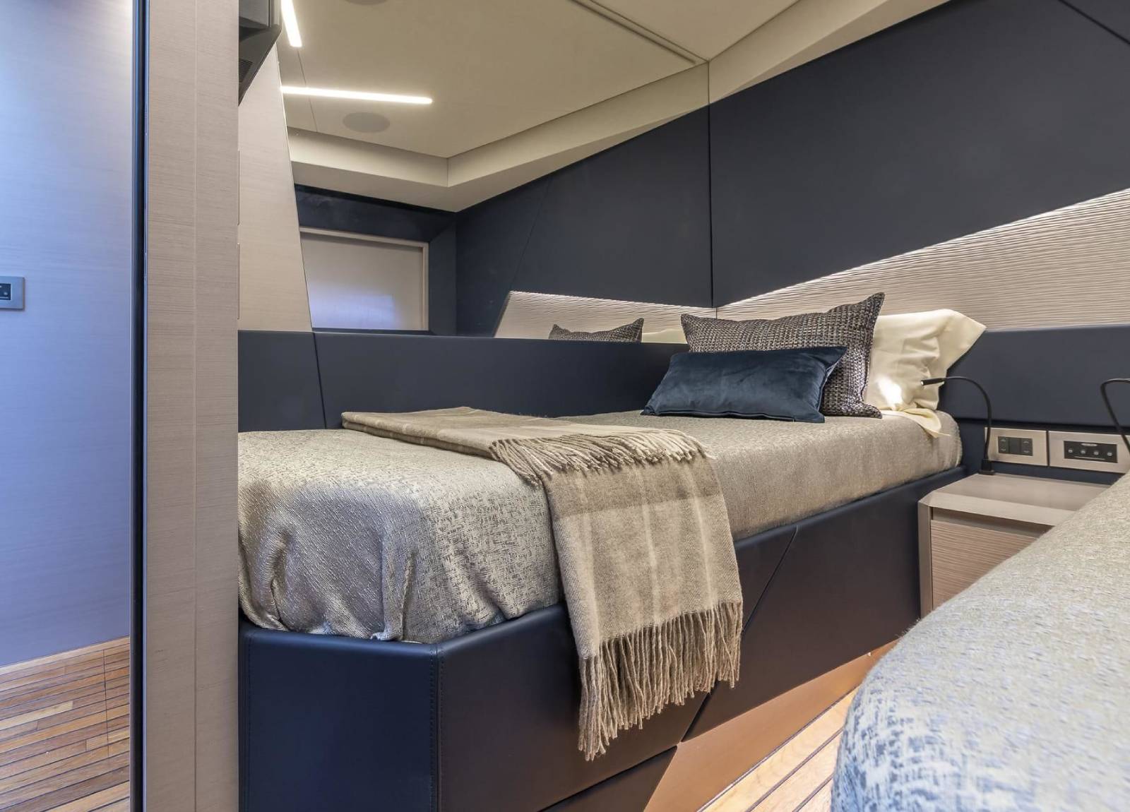 two bed cabin luxury yacht pershing 7x marleena viii charter