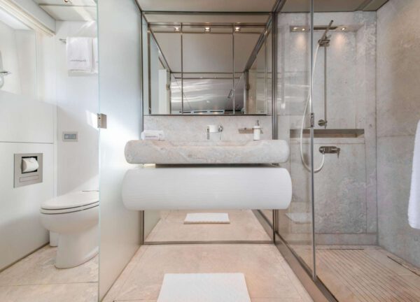 bathroom luxury yacht sanlorenzo sl 106 andiamo croatia