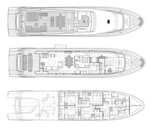 Yachtlayout Sanlorenzo SL 106 “Andiamo”