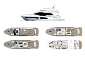 Yachtlayout Sunseeker 76 “Lady M”