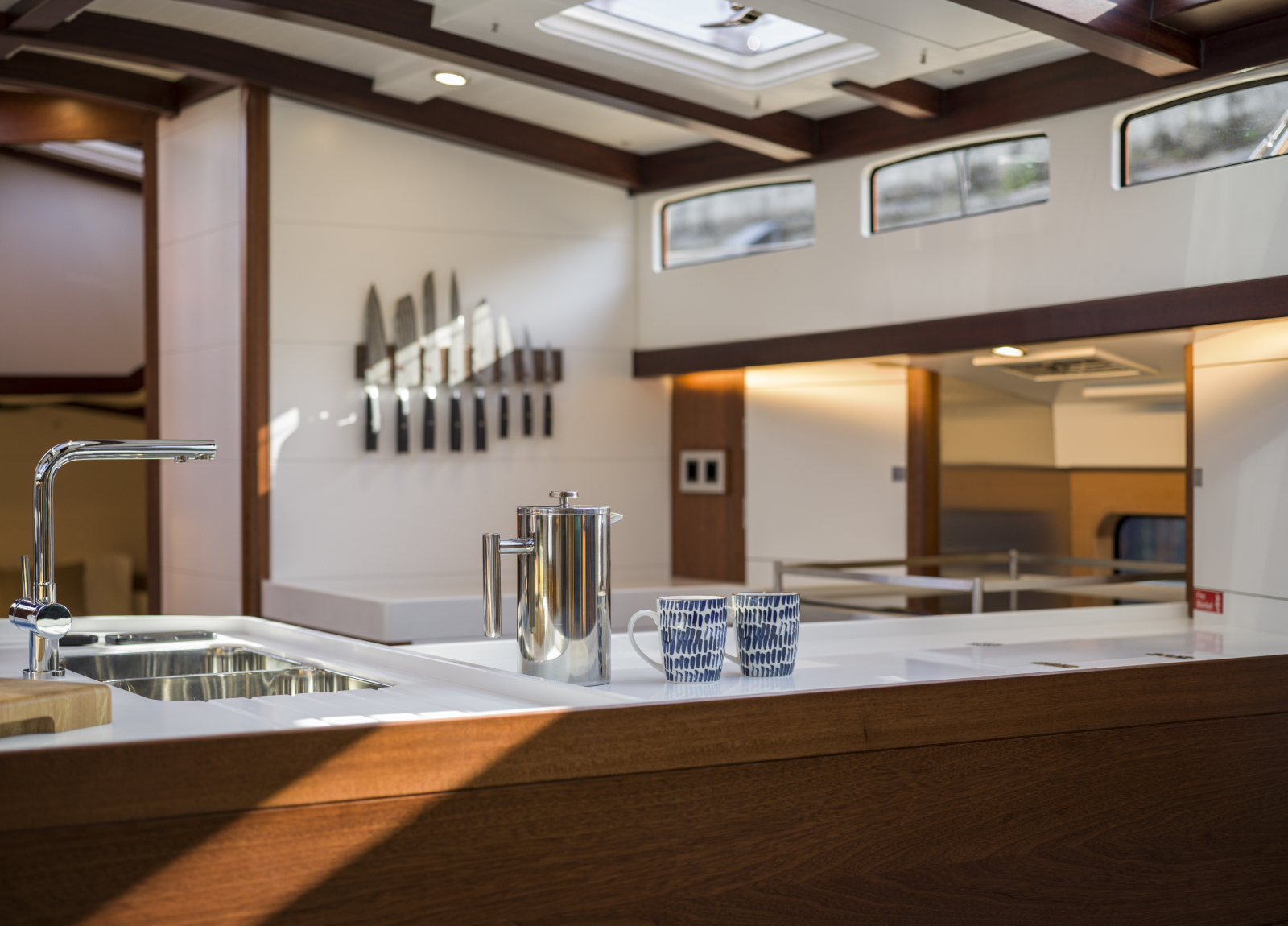 spirit yachts anima II kitchen