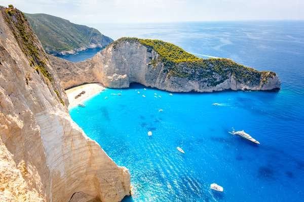 luxury Charter itinerary ionian islands zakynthos