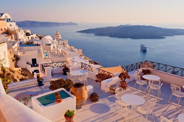 luxury charter litenary greece santorini