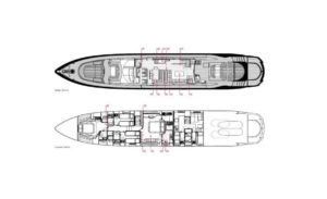 Yachtlayout Sunseeker Predator 92