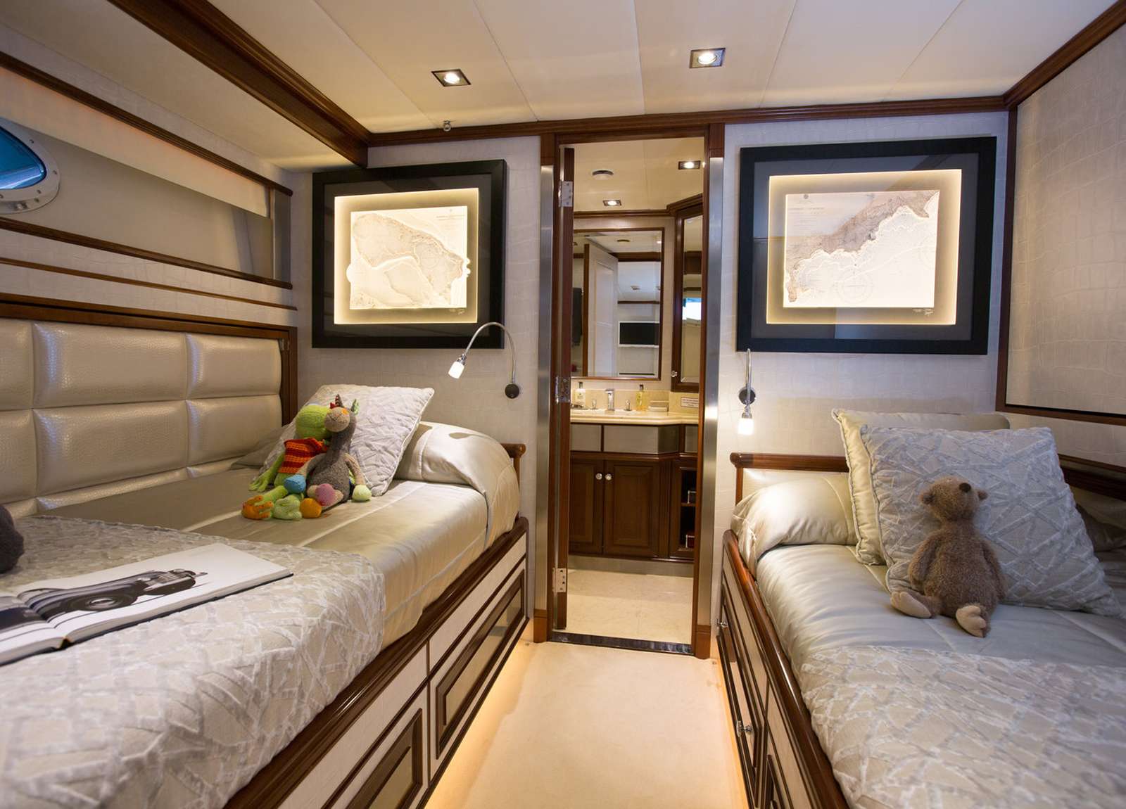 twin cabin luxury yacht my ascari balearic islands