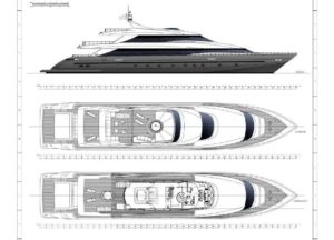 Yachtlayout Villa sul Mare 44m