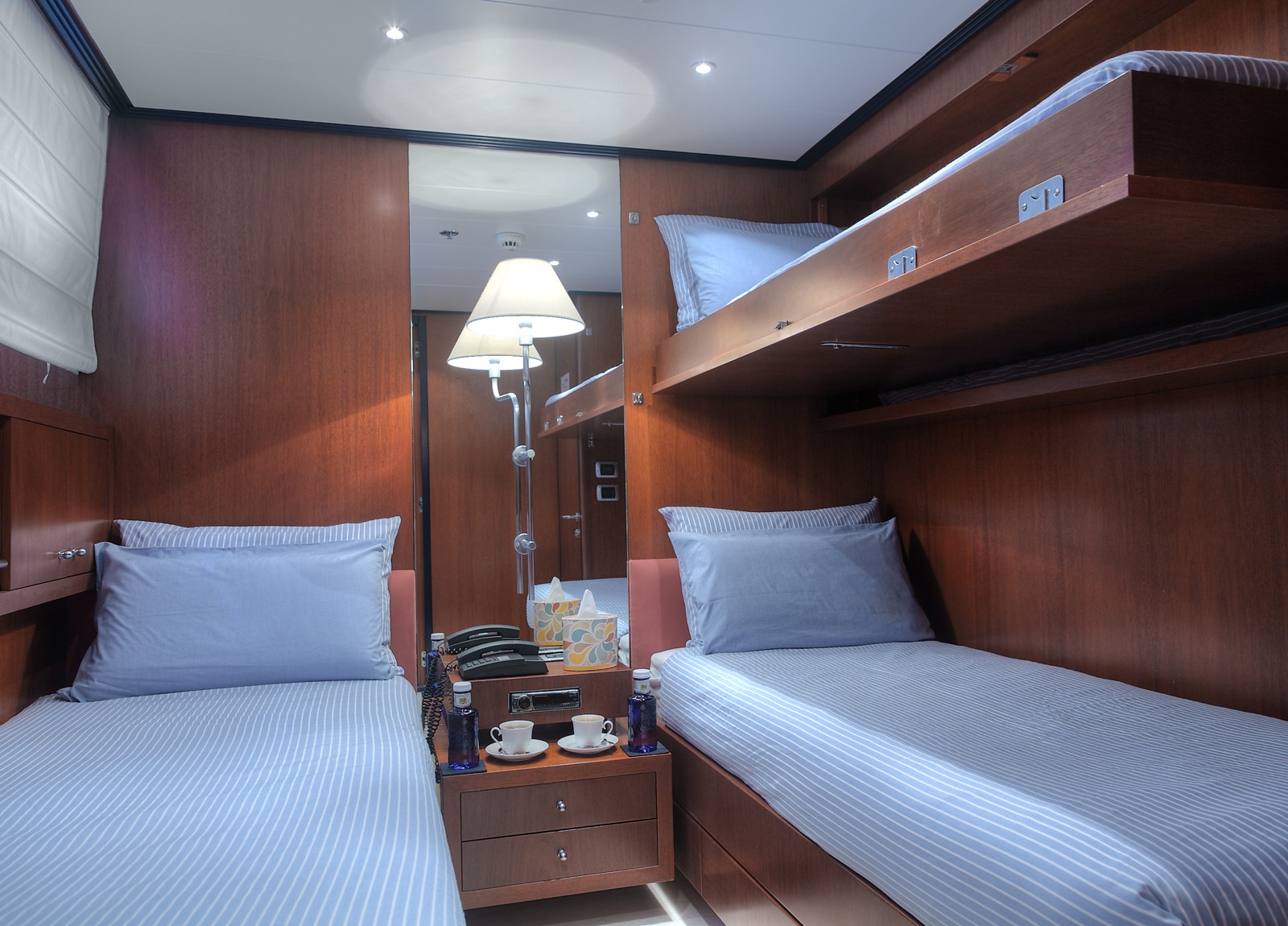 two bed cabin luxury yacht sanlorenzo 100