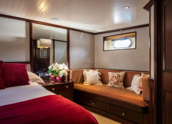 doublebed cabin luxury yacht benetti odyssey iii balearic islands