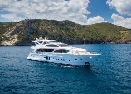 luxury yacht bilgin 34m madness charter balearics