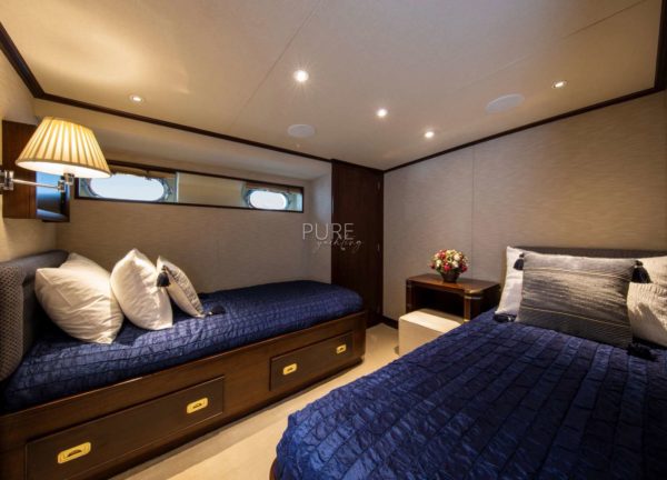 twin cabin luxury yacht benetti odyssey iii balearic islands