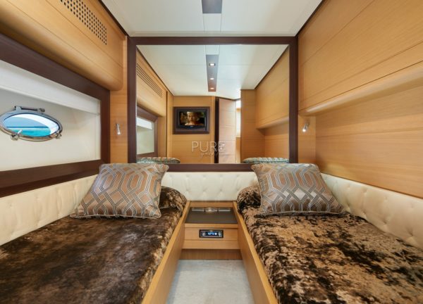 twin cabin luxury yacht pershing 72 legendary balearic islands