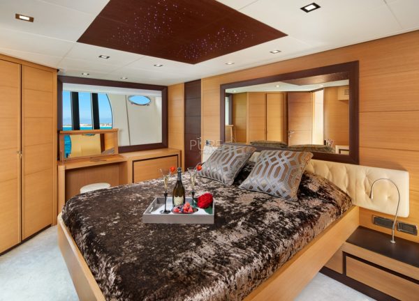 vip cabin luxury yacht pershing 72 legendary balearic islands