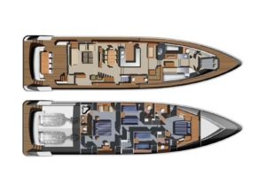 Yachtlayout Aicon Yachts 27m «Sicilia IV»