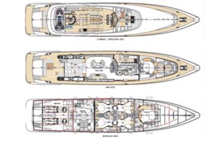 Yachtlayout Oceanline 127 «One Blue»