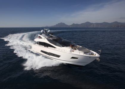 luxury yacht sunseeker 86 blue infinity balearic islands charter